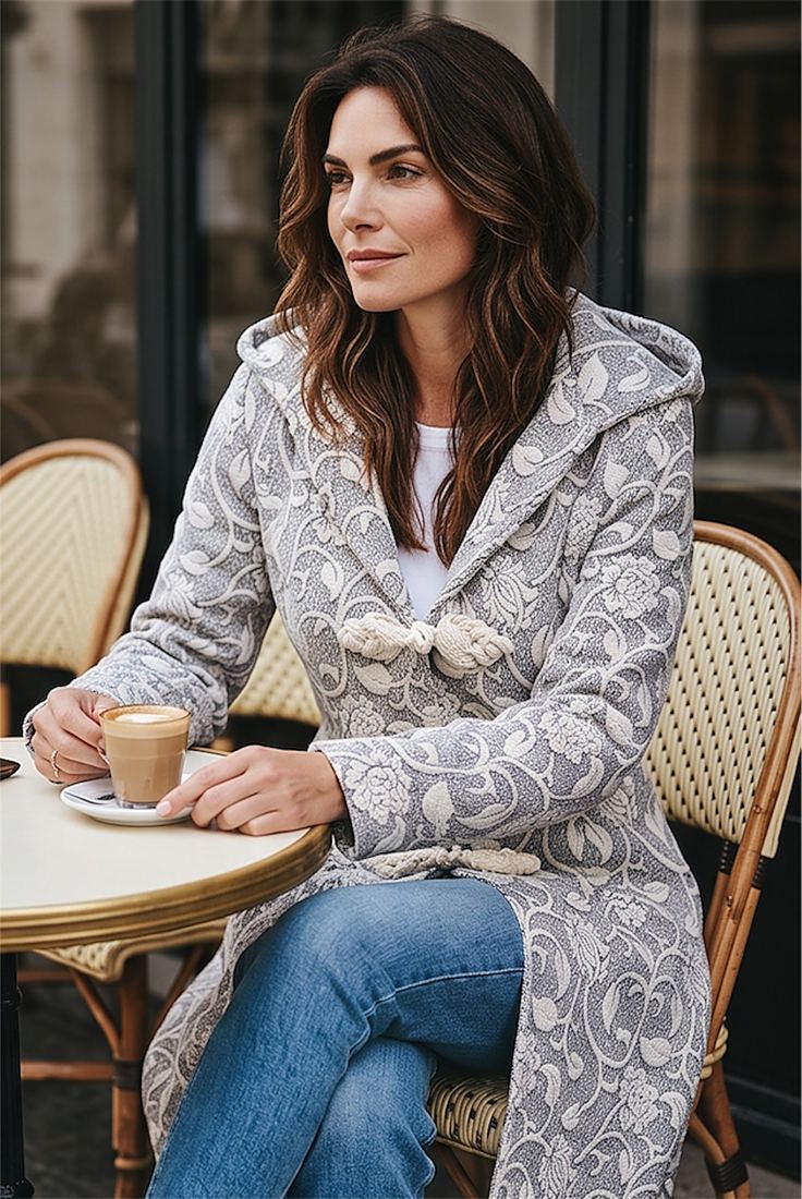 Arabesco Café — Coton jacquard