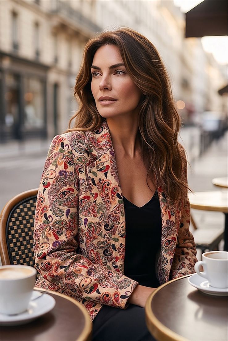 Manteau long Sueño de Cachemira — Comptoir Latino